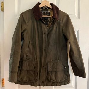 Barbour Beadnell Wax Jacket - Women’s Size US 4